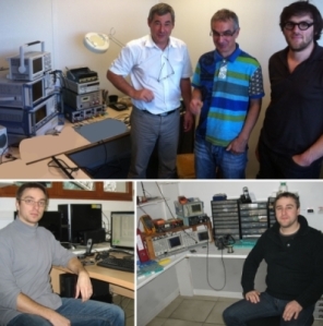 Il team di ingegneri XP: Alain, Jean, Louis, Germain, Cedric e Julien